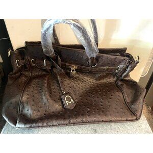 New Noble Mount Handbag Snake Finish London Office Tote  # 1980